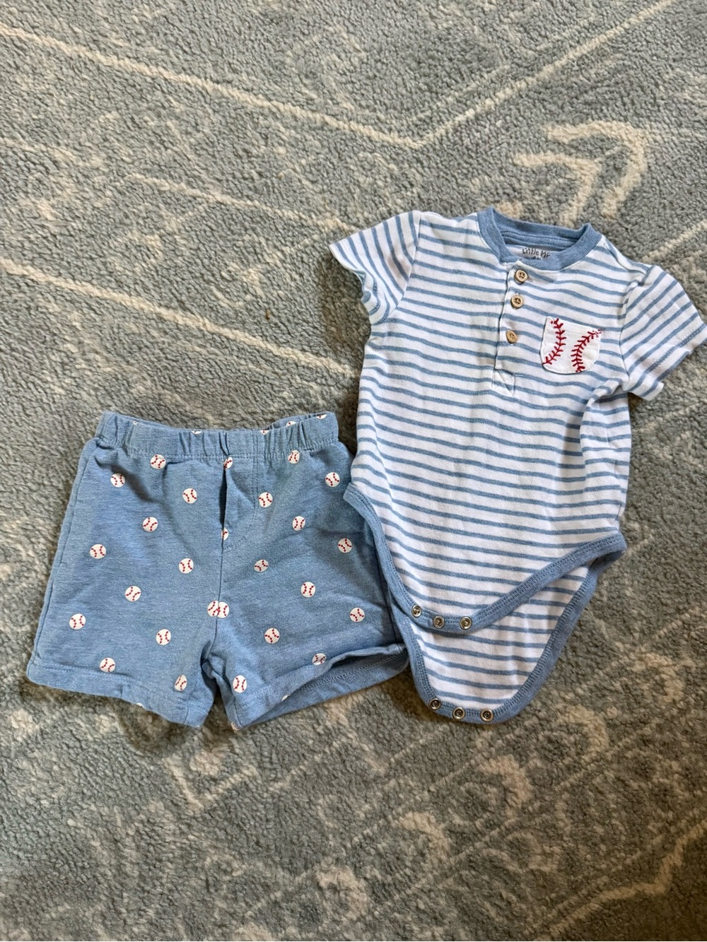 Little Me Baseball Outfit